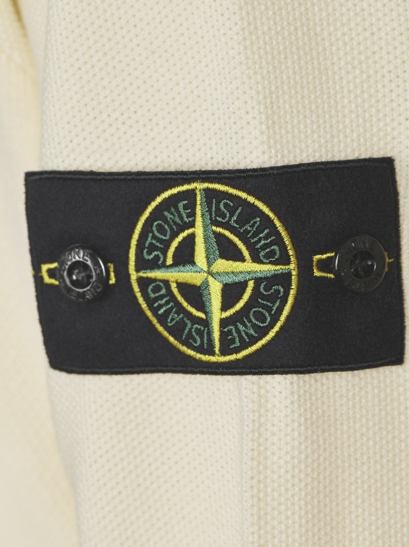 Stone Island Cotton Blend Sweater In Neutral
