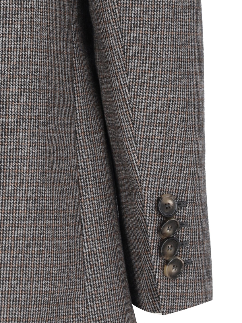 Stella Mccartney Ladies Grey Pinstripe Single-breasted Blazer In Grey