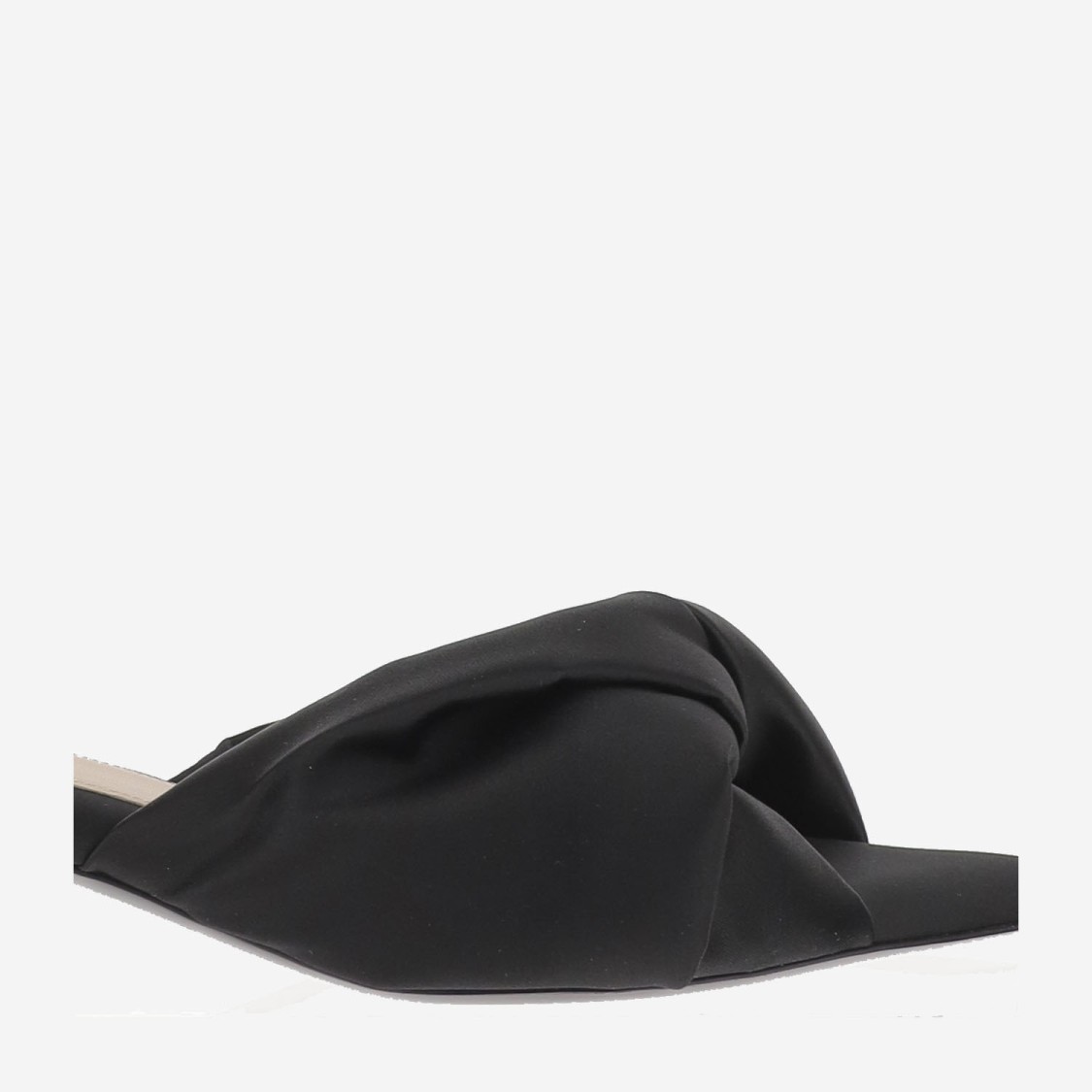 Carven Knotted Front Sandals With 3.5cm Heel In Black