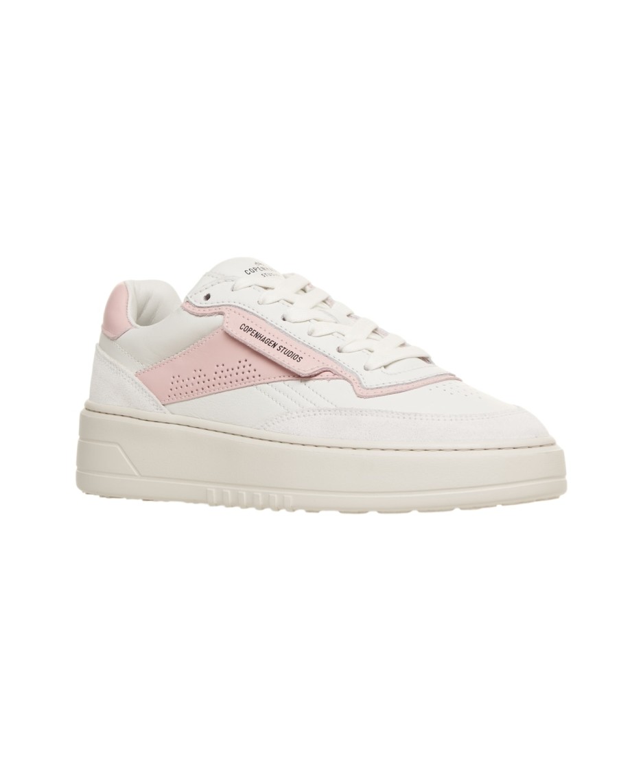Copenhagen Sneakers 'cph89' With Chic Pink Hue In White