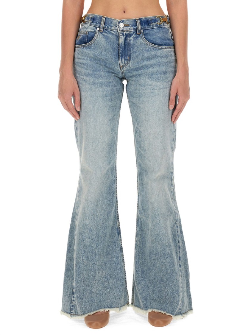 Stella Mccartney Jeans Bootcut In Blue