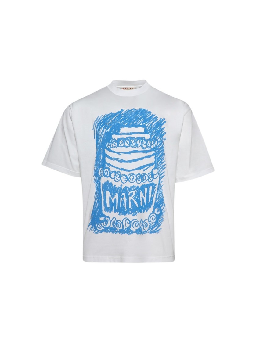 Shop Marni Crayon Print T-shirt