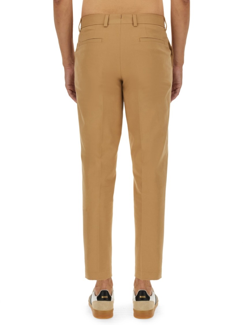 Shop Boss Camel Regular Fit Pants In Neutrals