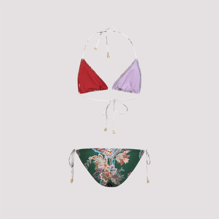 Zimmermann Rhiannon Mini Tri Bikini in Multicolor | THE LIST