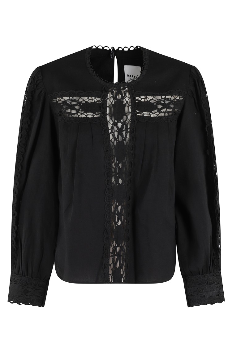 Shop Isabel Marant Étoile Valmira Blouse In Black