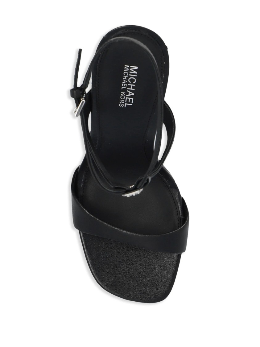 Michael Kors Amara High Sandal In Black