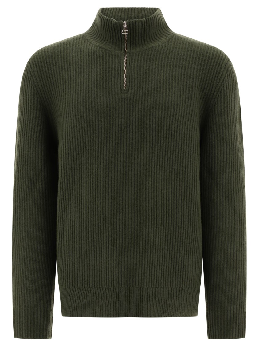 Apc A.p.c. Alex Sweater In Green
