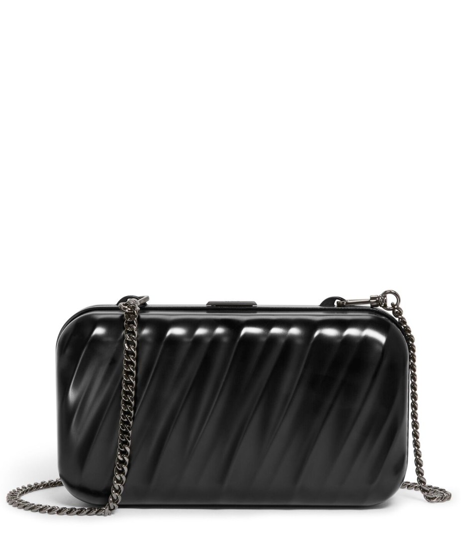 Tumi Minaudiere With Fluid Curves