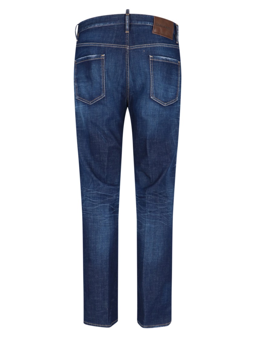 Dsquared2 Straight Leg Trousers With Belt Loops