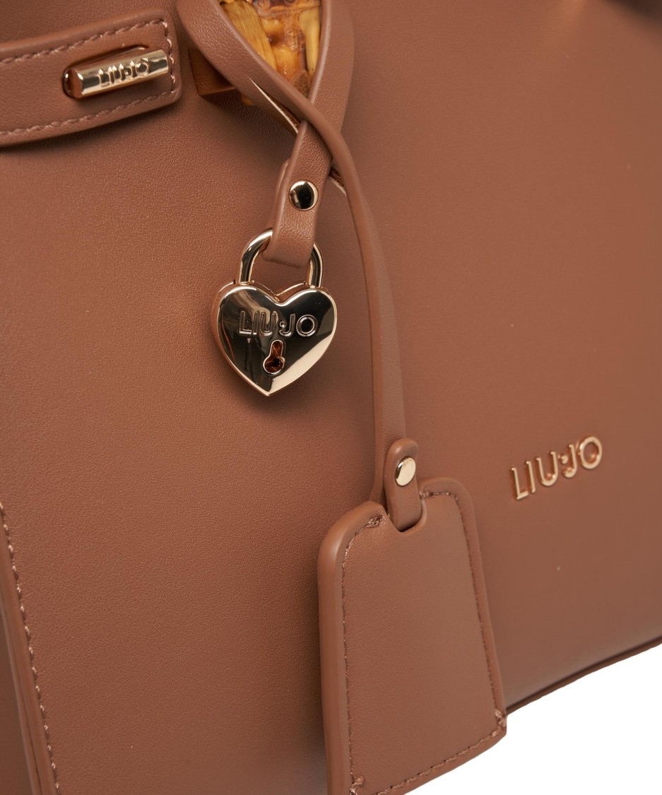 Liu •jo Liu Jo Shoulder Bag With Bamboo Handles