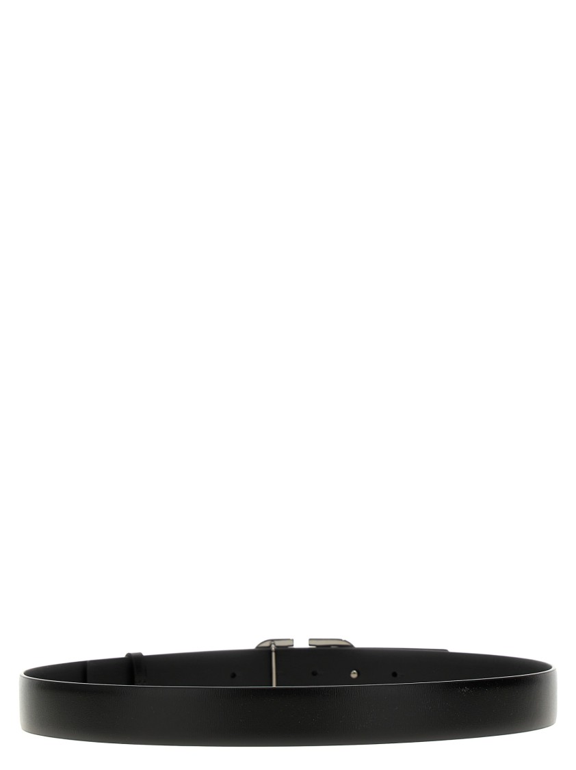 Valentino Garavani 'vlogo Signature' Belt In Black