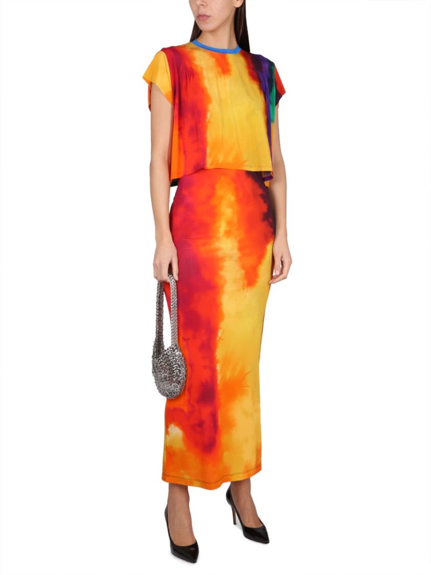 Rabanne Tie-dye Pattern T-shirt