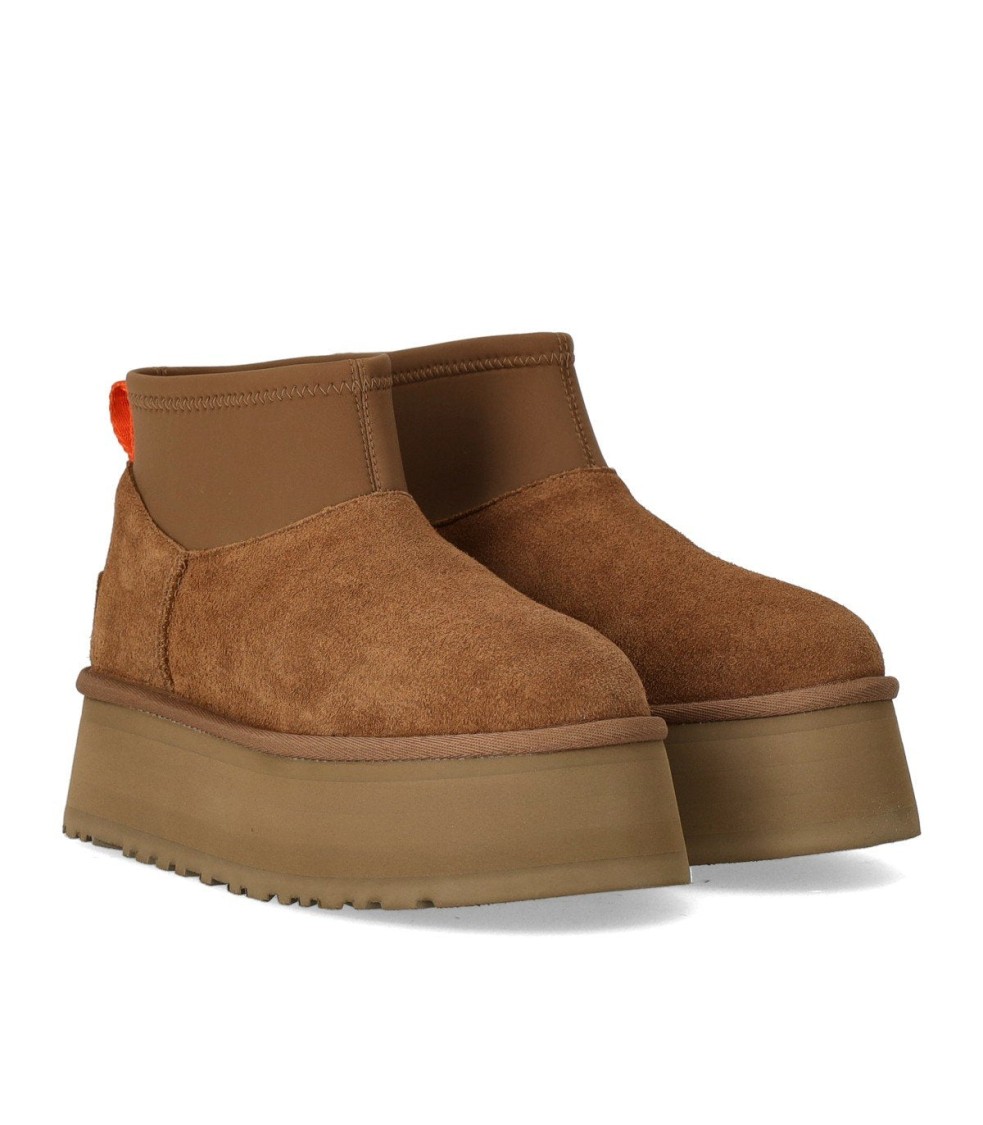 Ugg Classic Mini Dipper Chestnut Boot In Brown