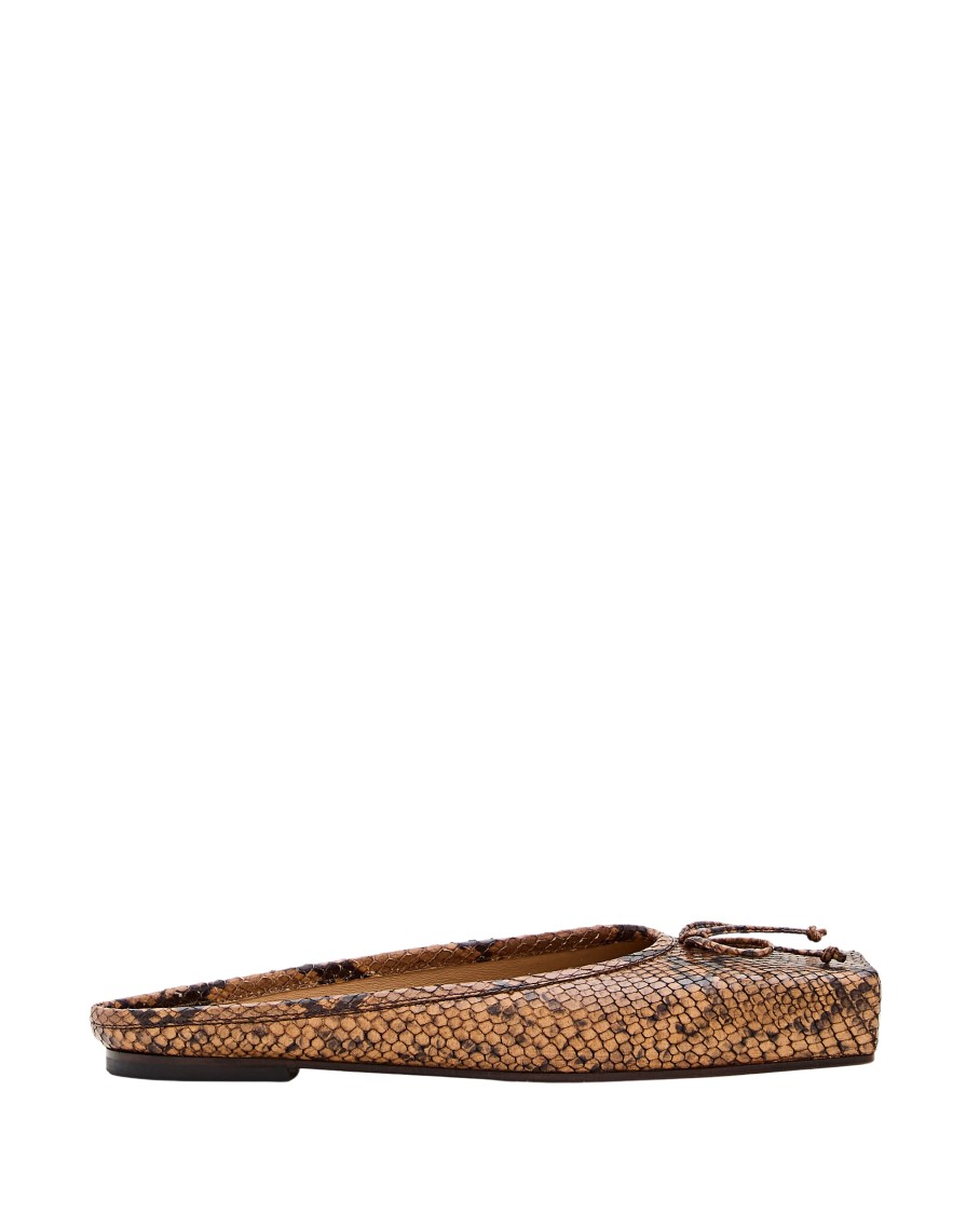 Jacquemus La Casa Series Snake Pattern Embossing In Brown