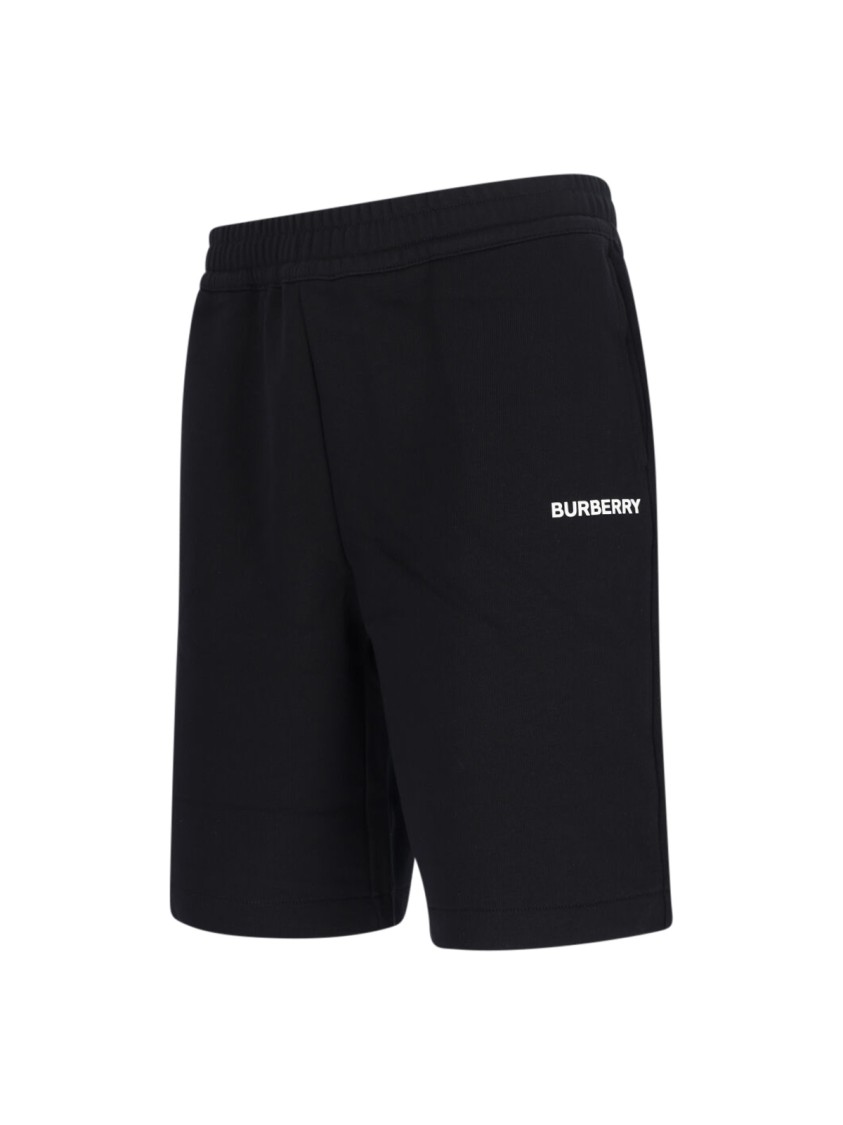 Burberry Raphael Logo Cotton Jersey Sweat Shorts