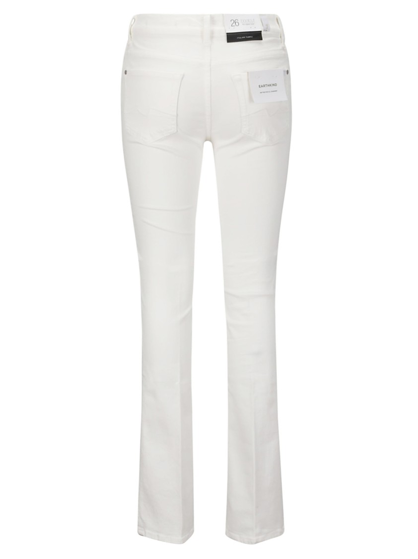 7 For All Mankind Bootcut Jeans In White