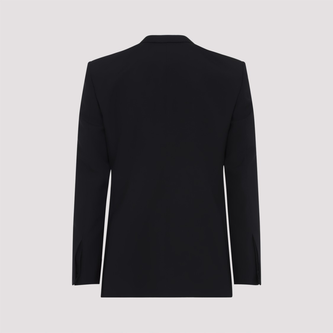 Givenchy Wool Jacket With Flap Pockets And Notched Collar In Black