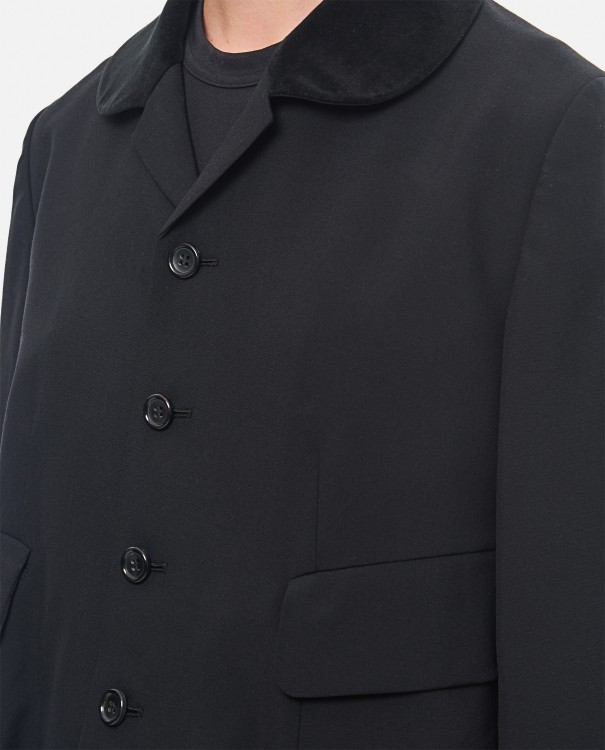 Comme Des Garçons Black Single Breasted Jacket Blazer | THE LIST