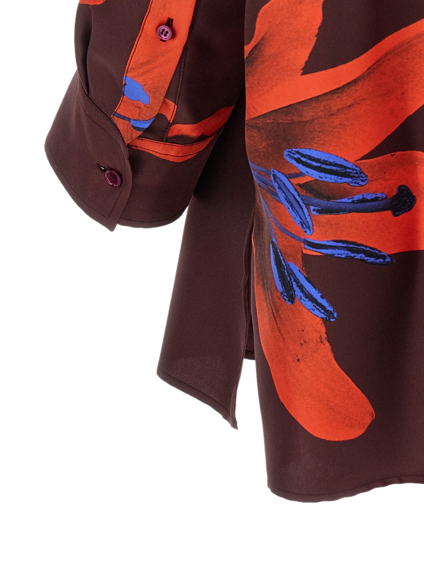 Alexander Mcqueen Mcqueen 'flame Lily' Shirt In Multi