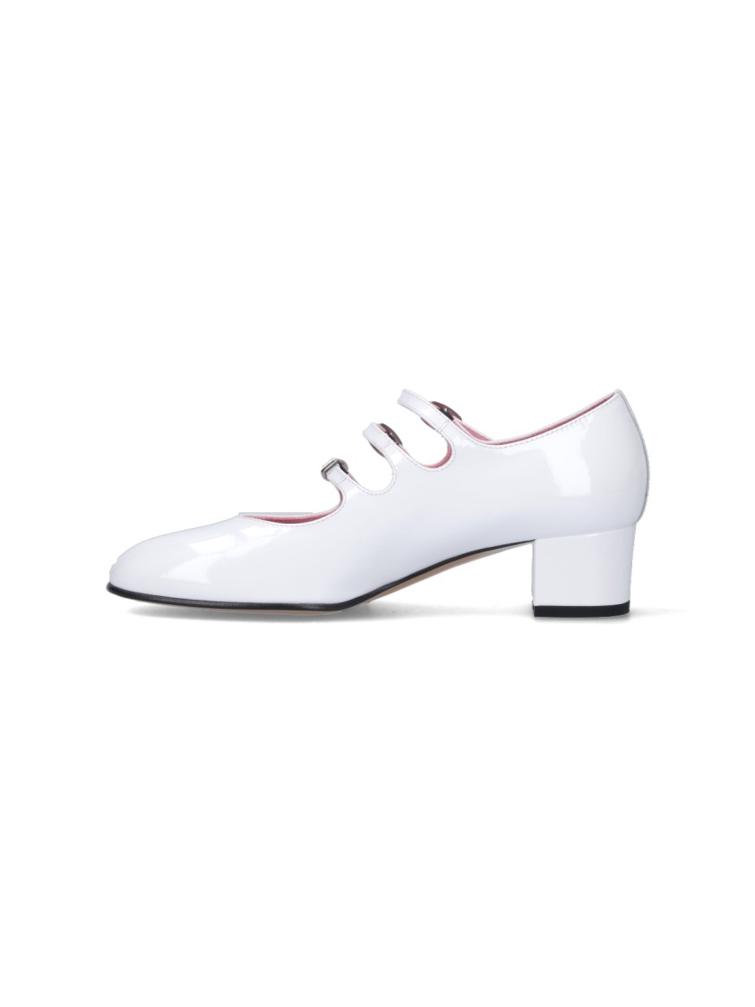 CAREL CAREL CAREL "KINA" BALLET FLATS – WHITE PATENT