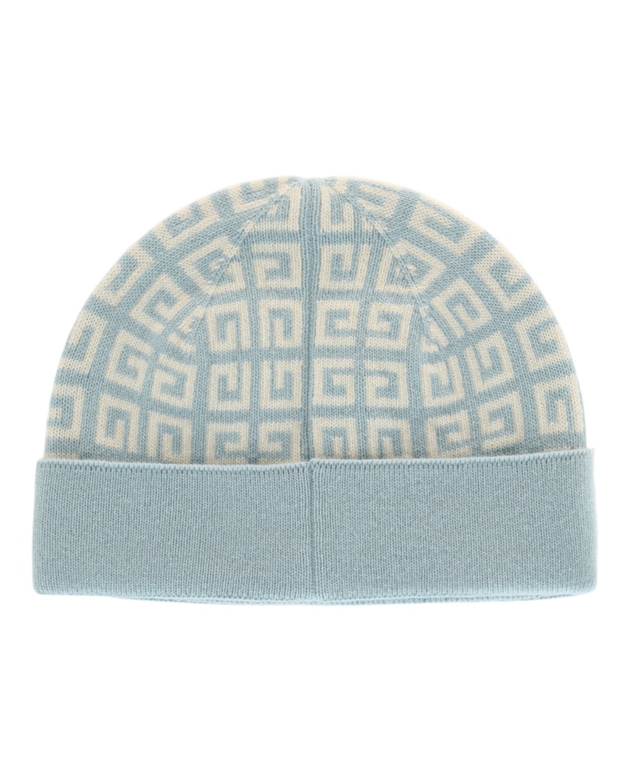 Givenchy Knit Double Face Beanie In Gray
