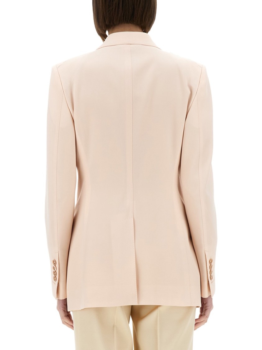Tom Ford Wool Blazer With Silk Lining In Pink