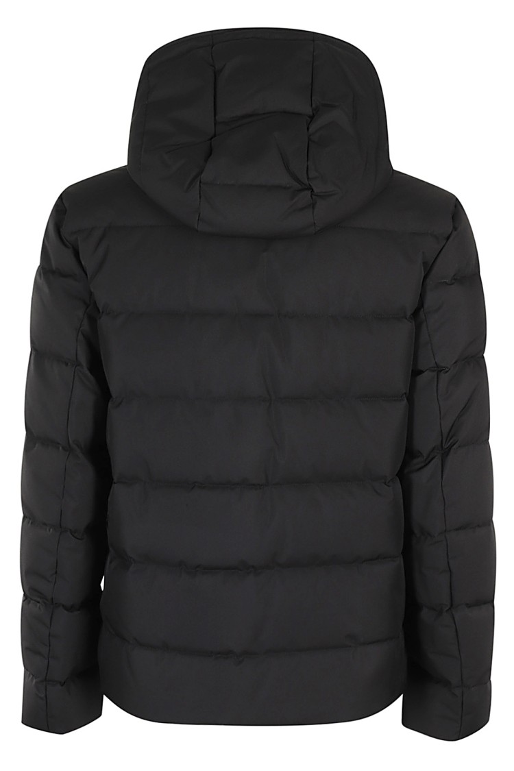 Fay Double Zip Jacket In Black