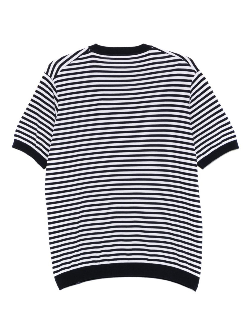 Shop Paul & Shark Midnight Blue Crew Neck Sweater