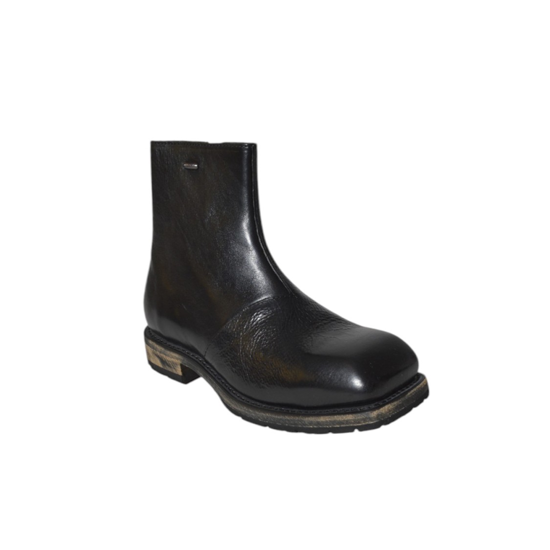 Our Legacy Stivale Engine In Pelle Nera In Black