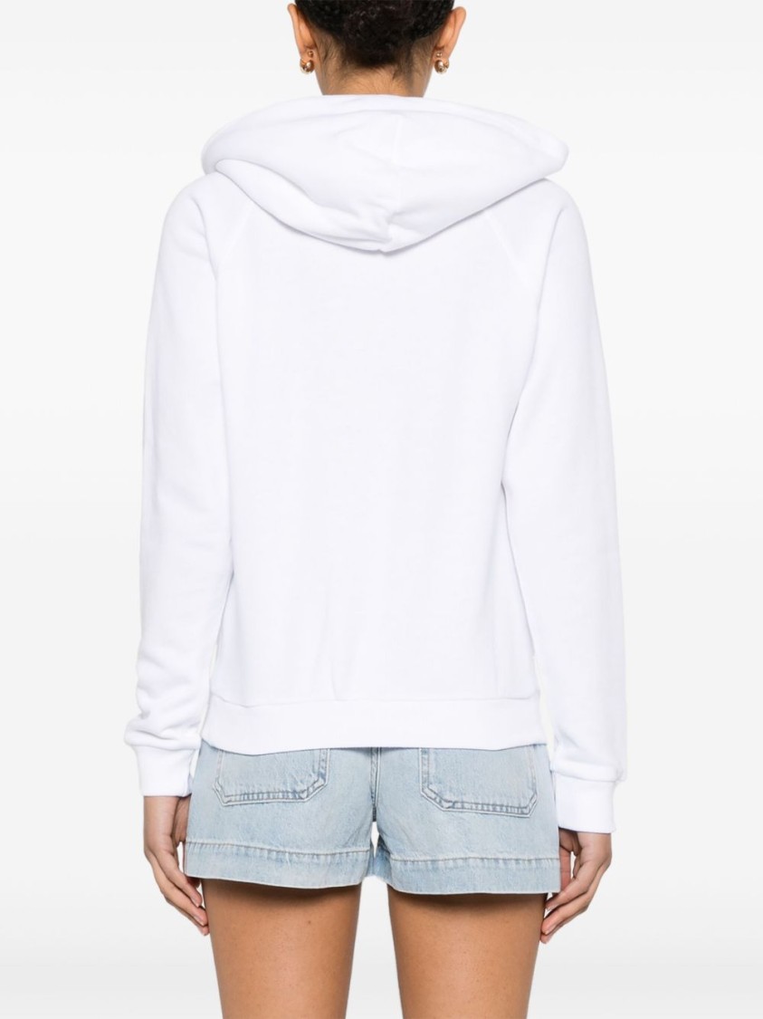 Shop Polo Ralph Lauren Relaxed Fit White Hoodie With Adjustable Drawstring