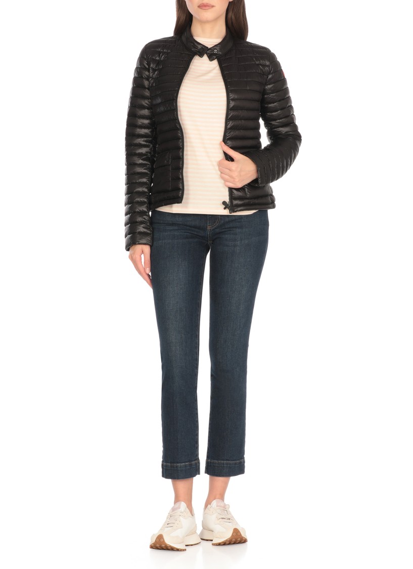 Save The Duck Black Twinkle Padded Jacket In Black