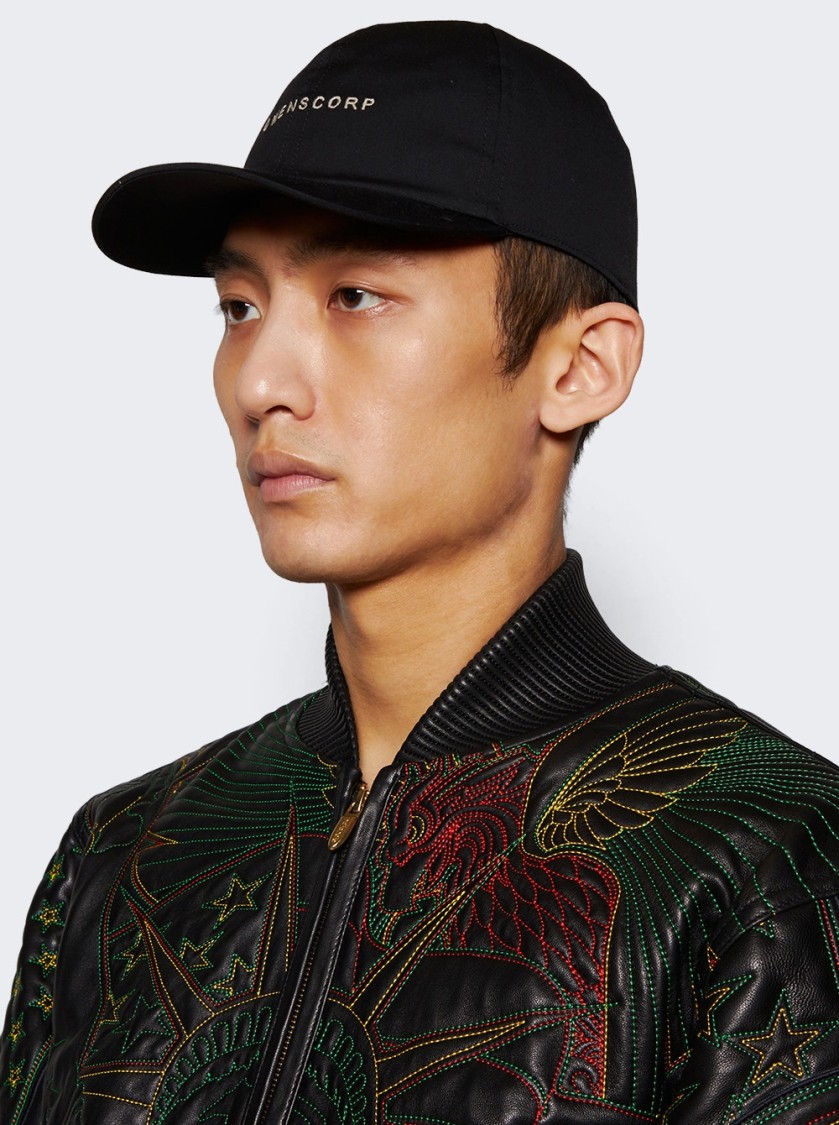 Rick Owens Hollywood Baseball Cap Black In Black