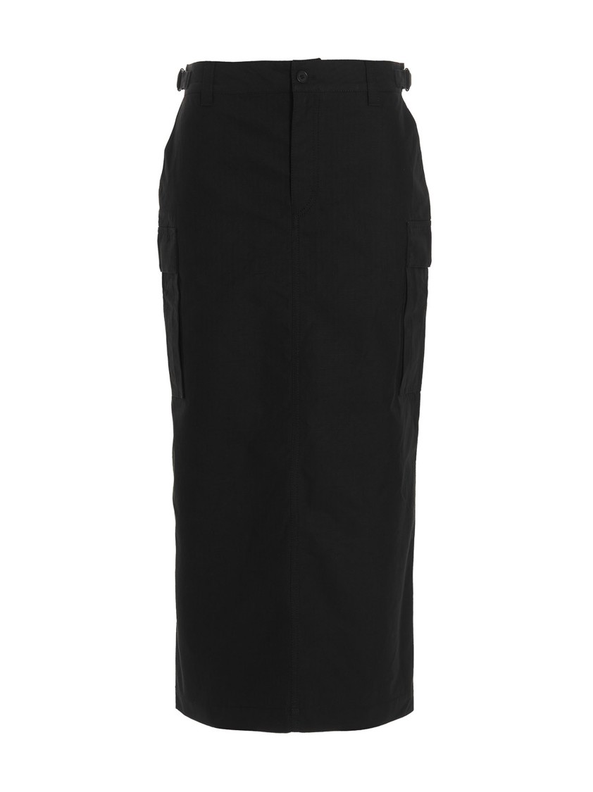 Wardrobe.nyc ‘cargo' Midi Skirt In Black
