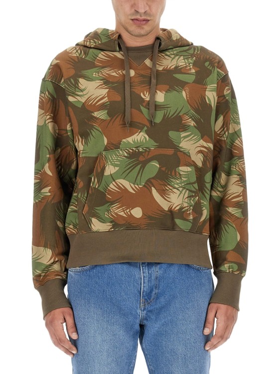 パーカー・フーディ Moschino FW23 CAMOUFLAGE SWEATSHIRT (17357027_1427) Moschino Relaxed Fit Camouflage Sweatshirt Hoodie | THE LIST