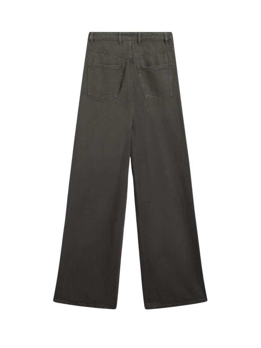 Pence Wide-leg Five-pocket Pants With Relaxed Fit