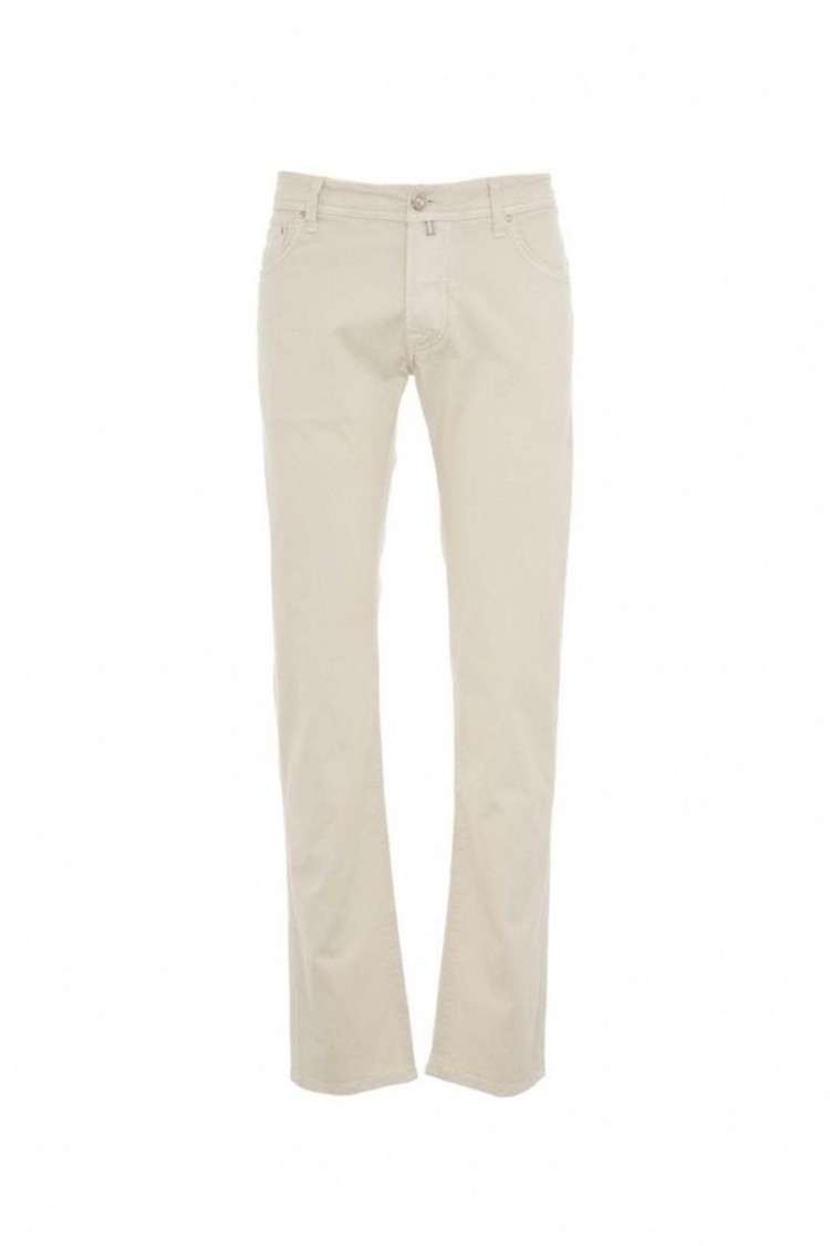 Jacob Cohen Straight Leg Twill Trousers With Multiple Pockets