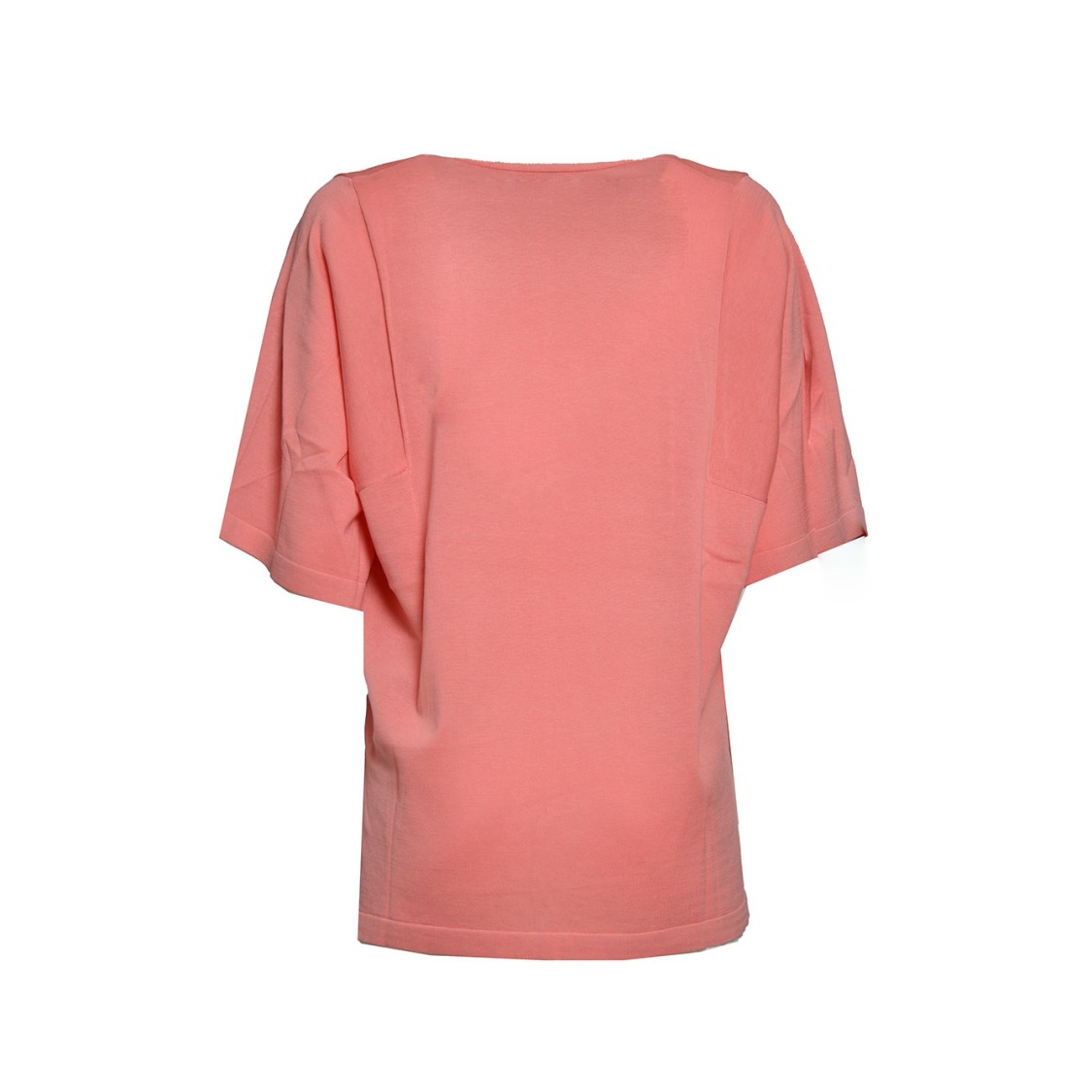 Aspesi Coral Cotton Silk Knit T-shirt