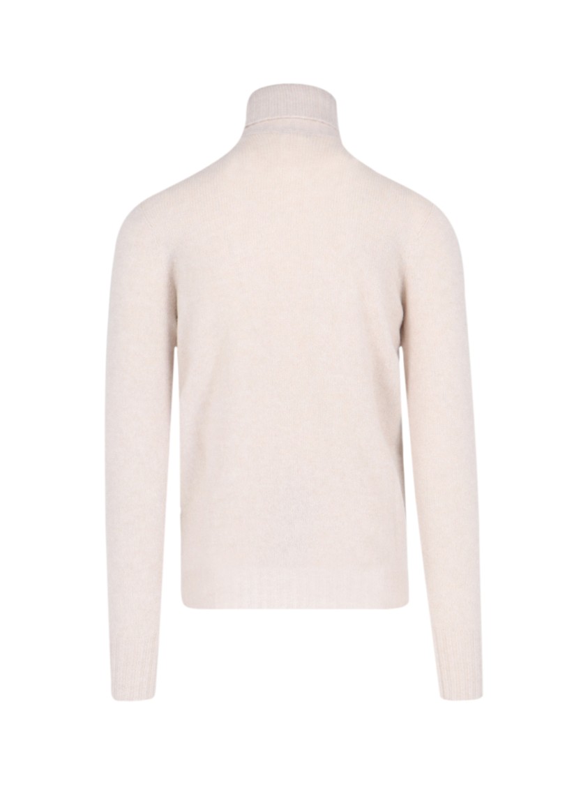 Drumohr Ribbed Turtleneck Sweater Long Sleeves