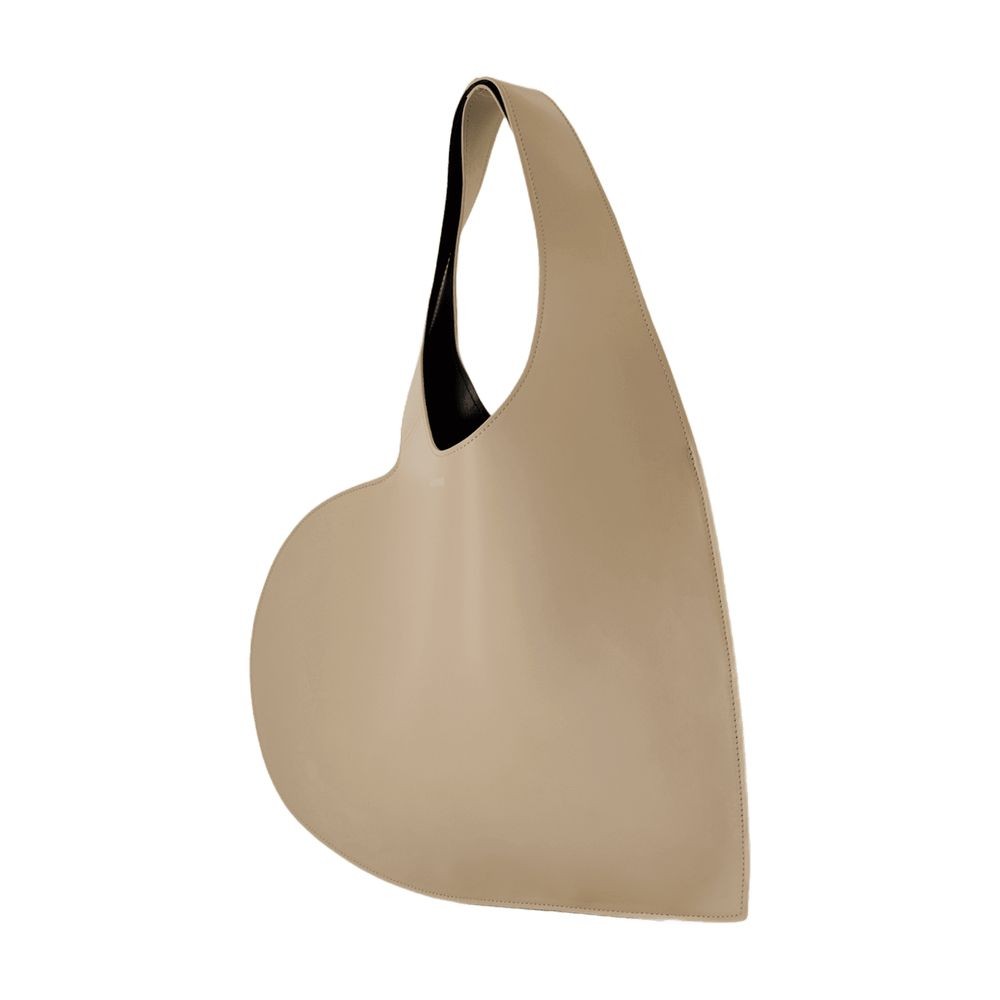 COPERNI COPERNI HEART SHOPPER BAG - LEATHER - BEIGE
