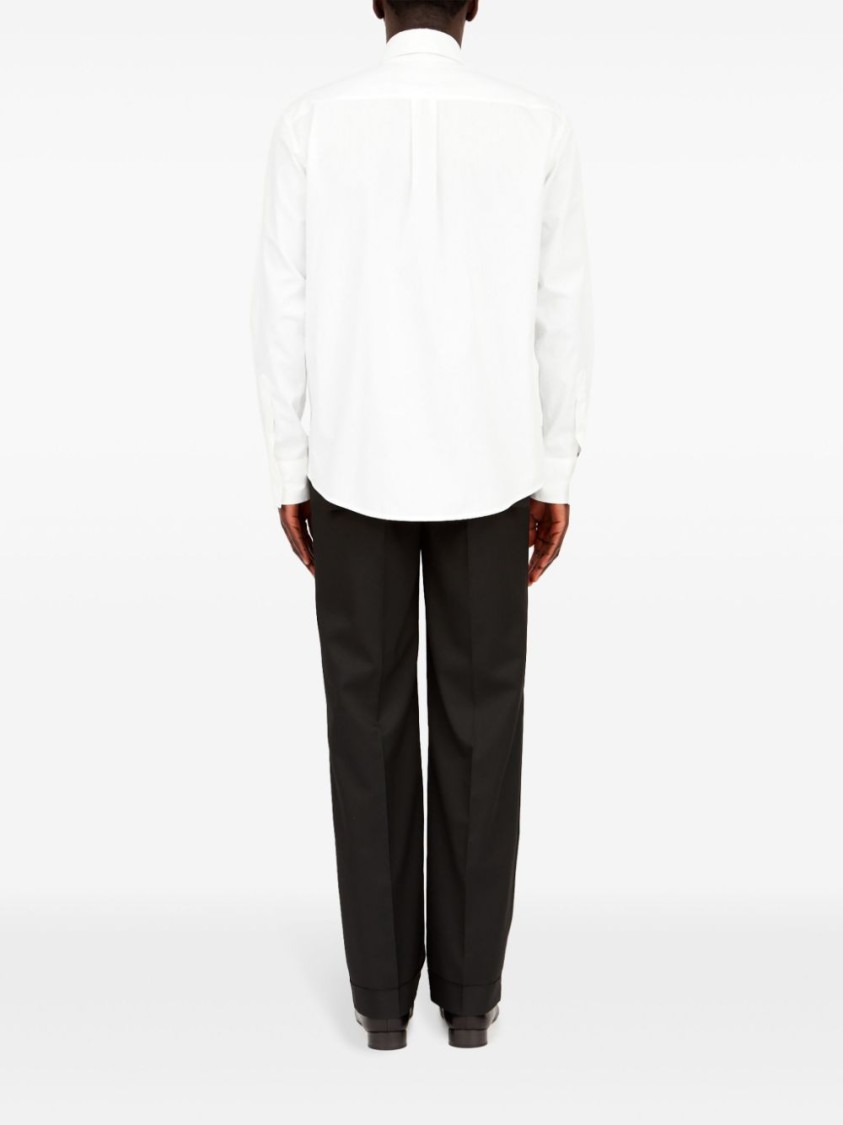 Mm6 Maison Margiela Detachable-collar Shirt In White