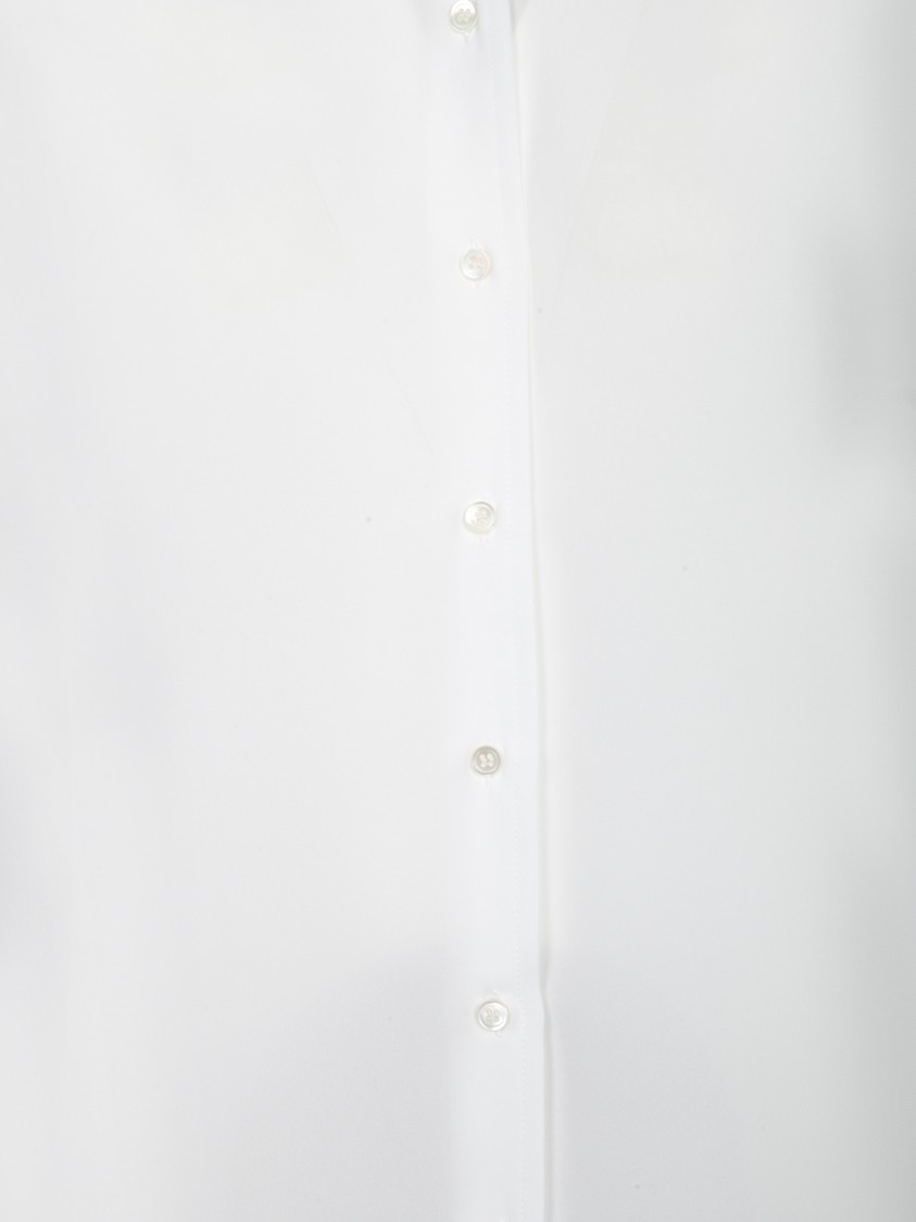 BLANCA VITA BLANCA VITA CREPE SHIRT WITH CLASSIC COLLAR 