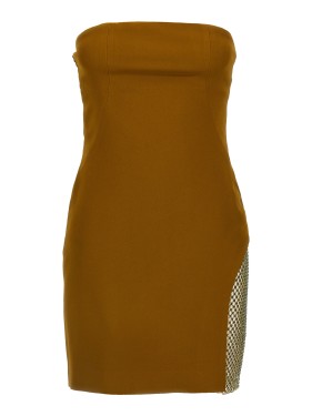 オールインワン・サロペット The Attico Fleece Mini Dress With Crossed Skirt The Attico Fleece Mini Dress With Crossed Skirt | ShopSimon
