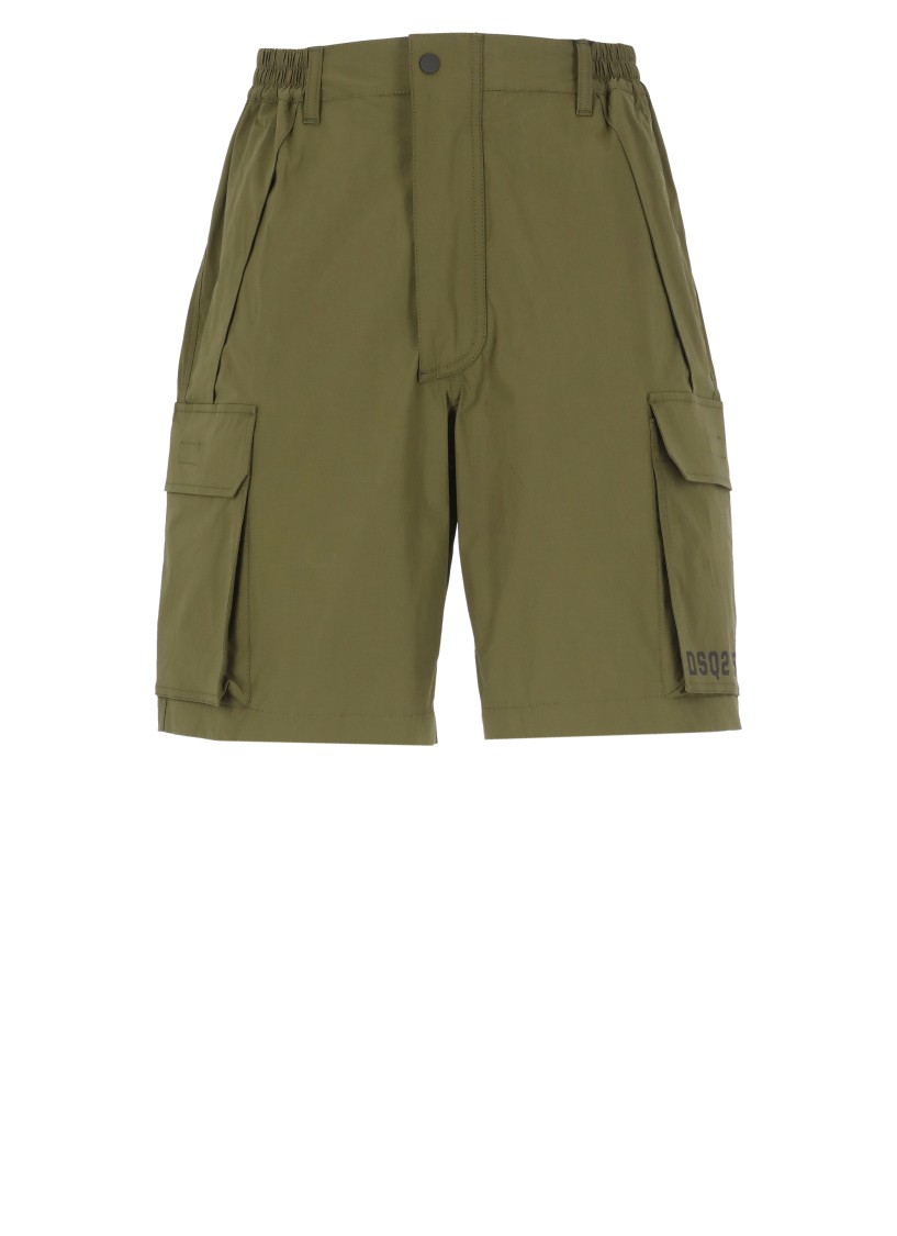 DSQUARED2 DSQUARED2 UTILITY TRACK BERMUDA SHORTS