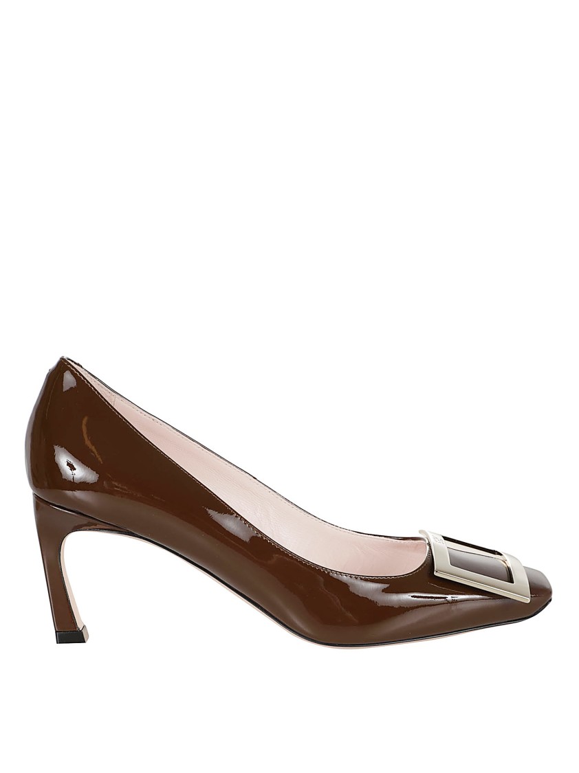 Roger Vivier Pointed Toe Pumps In Gray