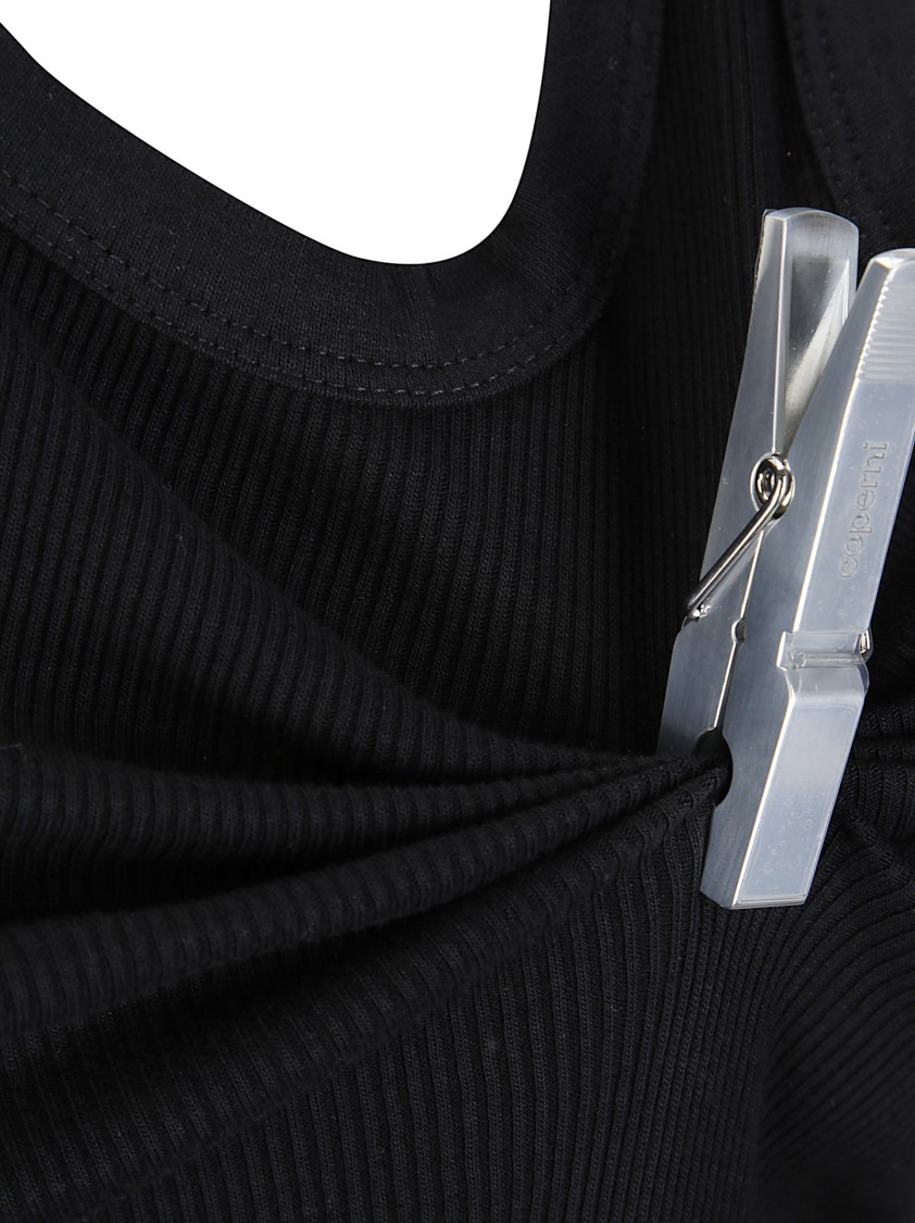 Coperni Washing Clip Cotton Jersey Minidress