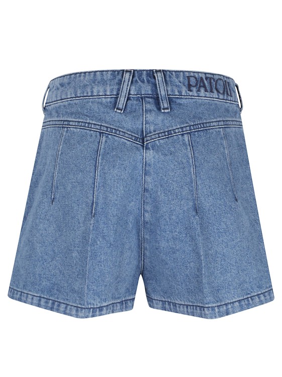 ショートパンツ Patou Tailored Blue Bermudas With Denim Design Patou Tailored Blue Bermudas With Denim Design Short | THE LIST