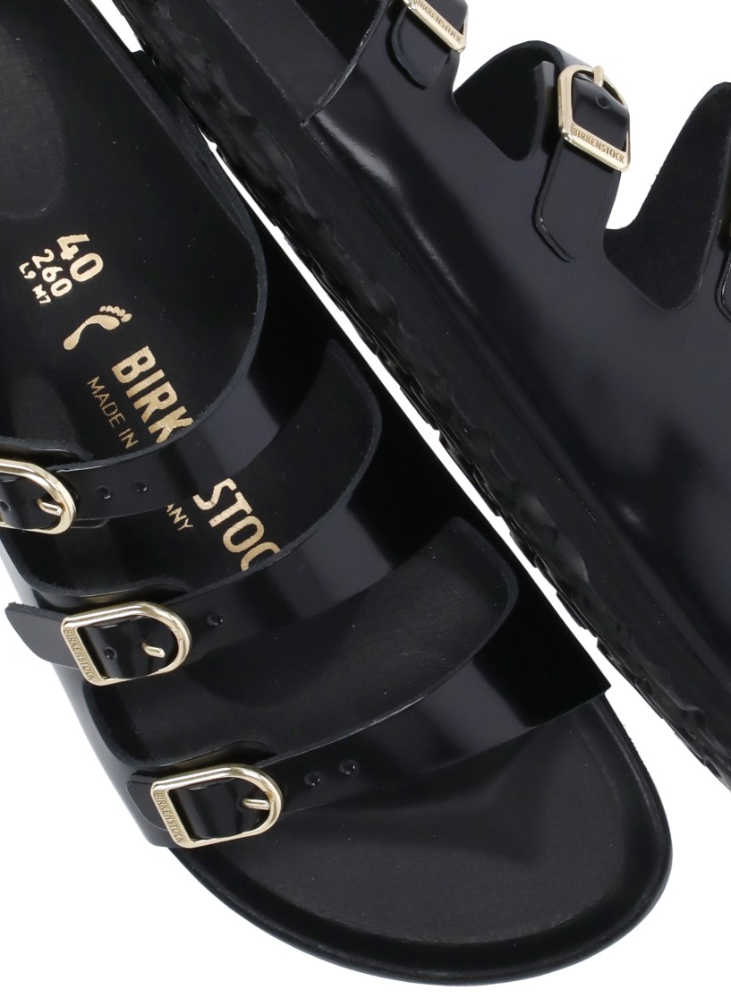 Birkenstock Florida Dbuckle Exquisite Shine Fit S Shoes