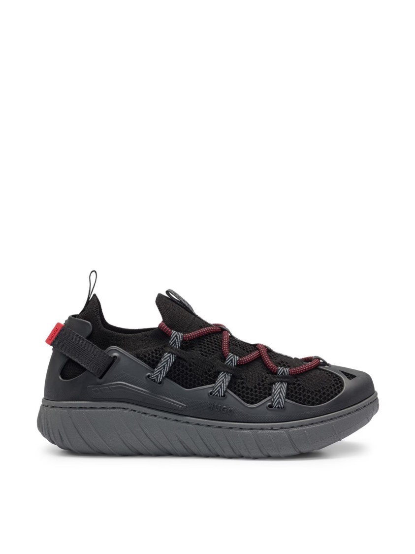 Hugo Boss Reeflyn Low Sneakers In Gray