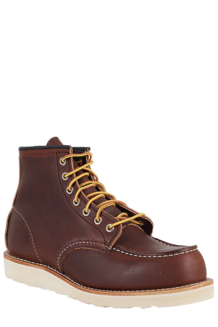 Red Wing 6-inch Classic Moc Boot Black Oxblood Mesa In Brown