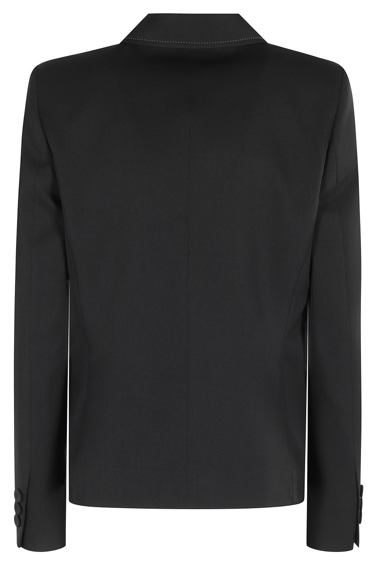 Marni Notched-lapel Two-button Jacket In Black